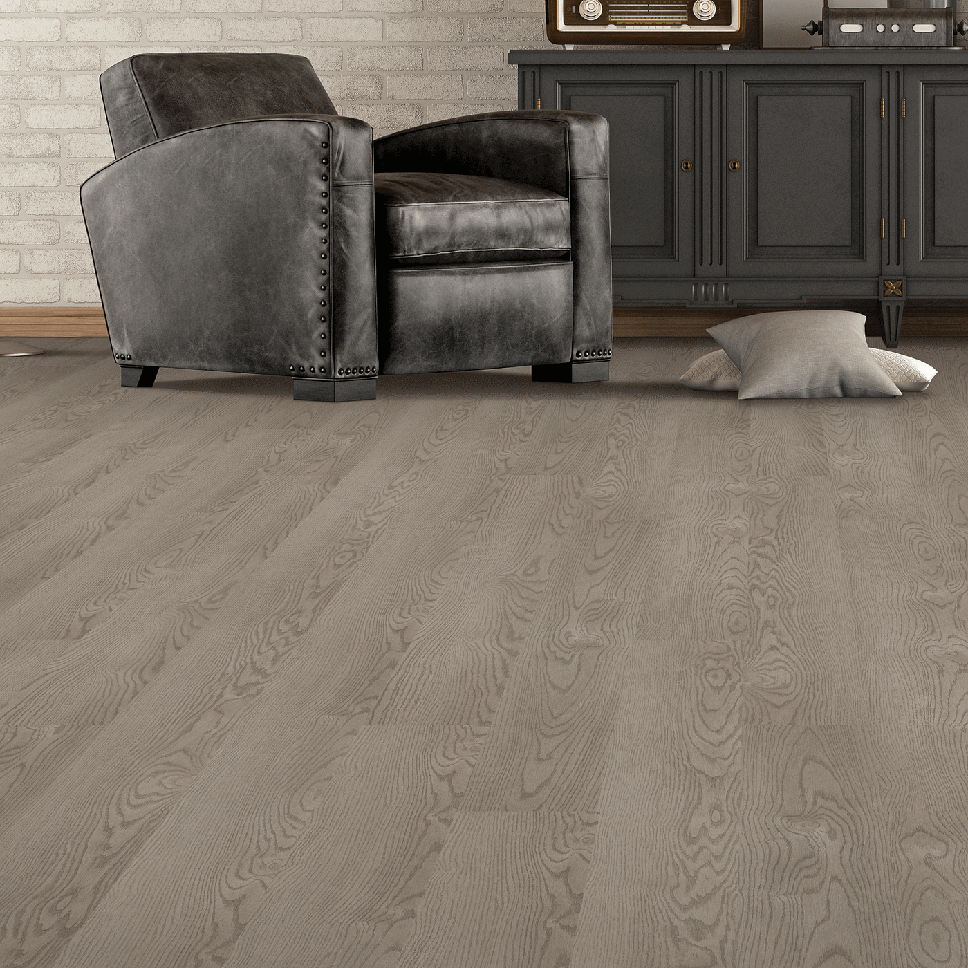 Mohawk Fannie Mae Bataviaii 6" x 48" Smokey Grey Vinyl Plank