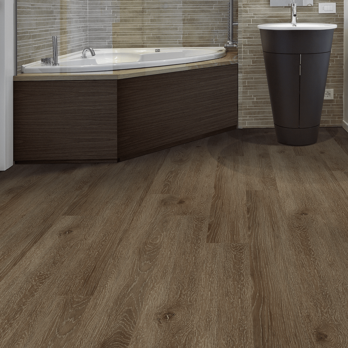 Mohawk Batavia II Plus 6" x 48" Grey Mist Vinyl Plank