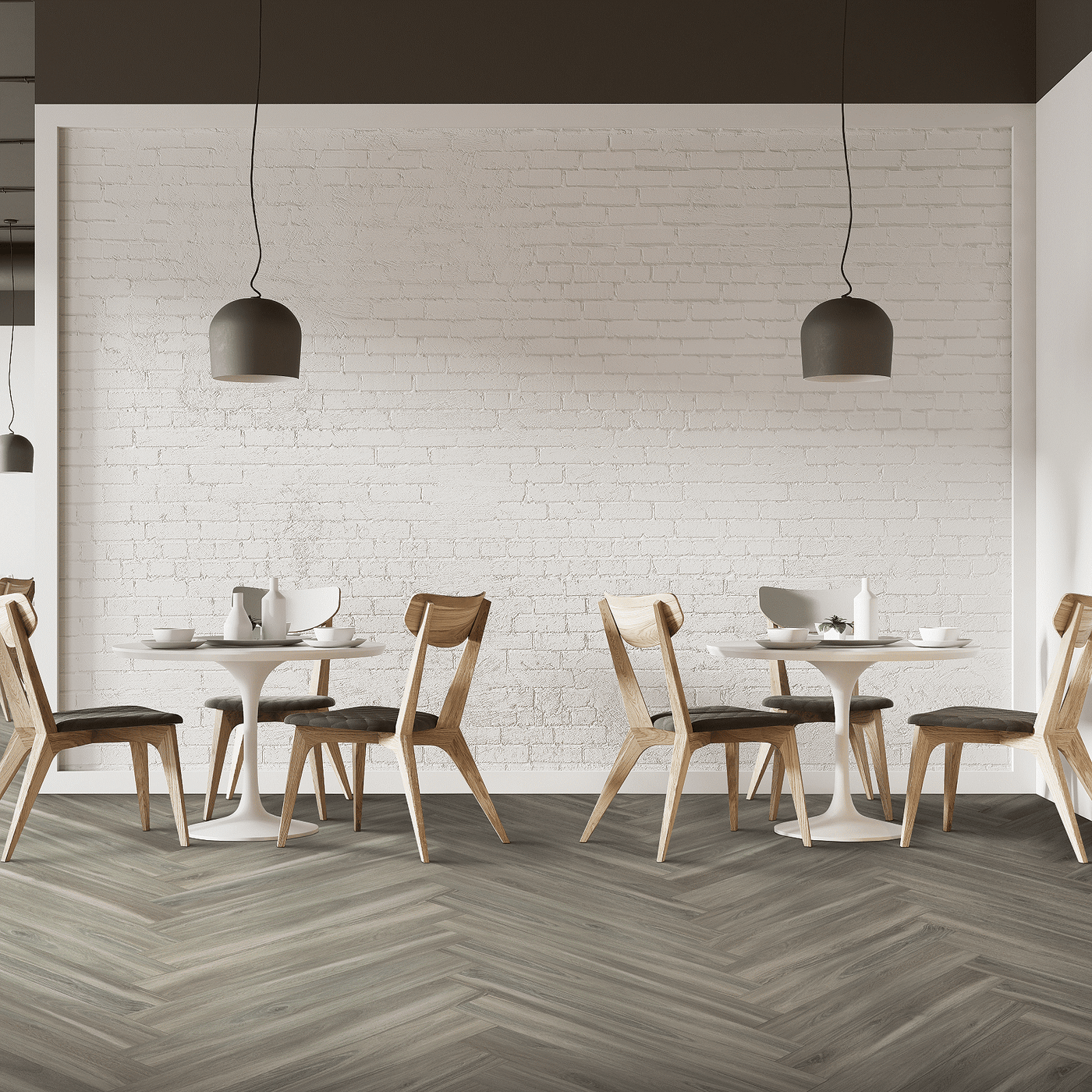 Mohawk 295HB 6" x 48" Crowned Kinglet Oak Vinyl Plank