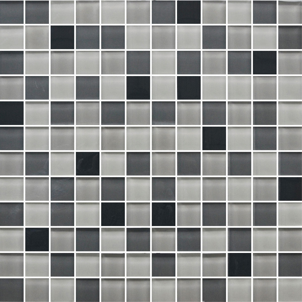 American Olean Color Appeal 1 x 1 12" x 12" Glass & Stone Mosaic