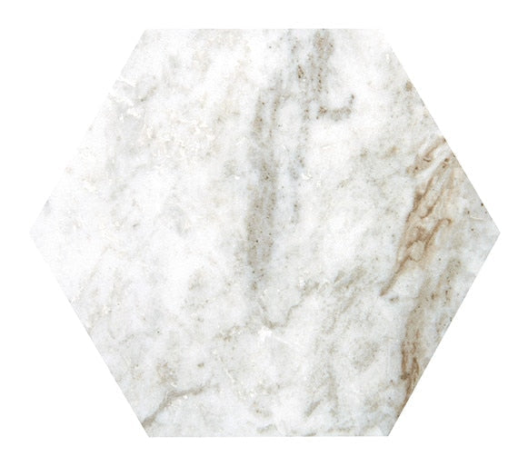 American Olean Mythique Marble 8" Hexagon 7.88" x 9.13" Porcelain Tile