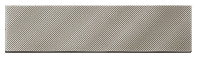 American Olean Refined Metals Linear Wave 2" x 8" Gunmetal Glossy Metal Tile