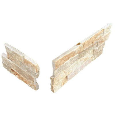 American Olean Stacked Stone Corner 6" x 24" Natural Stone Tile