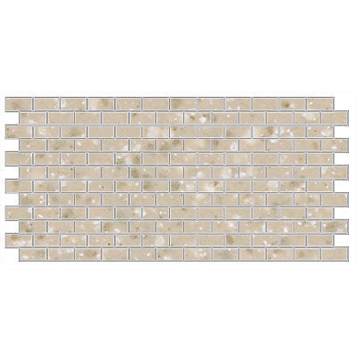 American Olean Unglazed Mosaic 2 x 1 Brick Joint 12" x 24" Porcelain Mosaic