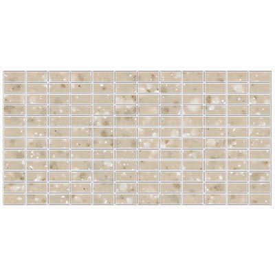 American Olean Unglazed Mosaic 2 x 1 Brick Joint 12" x 24" Willow Speckle Porcelain Mosaic