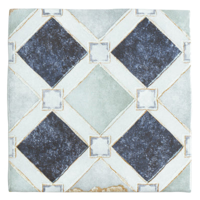 Anthology Moroccan Habitat Deco 4" x 4" Ceramic Tile