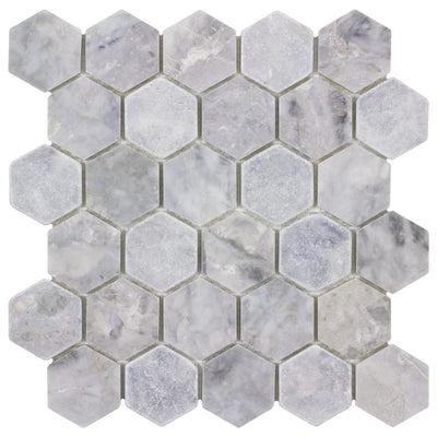 Anthology The Finish Line Hexagon 12" x 12" Natural Stone Mosaic