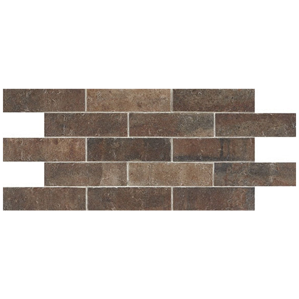 Mohawk® Brickwork Terrace 2 x 8 Ceramic Floor and Wall Tile