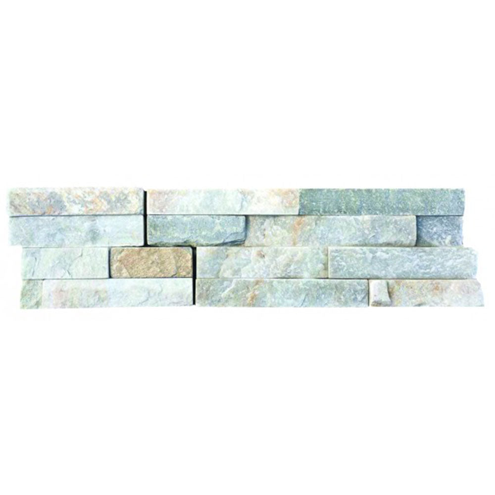 Bati Orient Floors-Wall Cladding 4" x 14" Beige Grey Natural Stone Mosaic