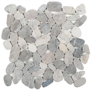 Bati Orient Galet 12" x 12" Gray Mosaic