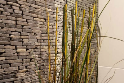 Bati Orient Marble Stacked Brick 11.60" x 11.60" Natural Stone Mosaic