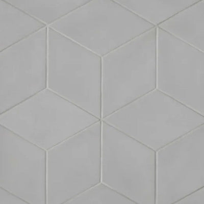 Bedrosians Allora 7.38" x 12.75" Solid Grey Porcelain Tile