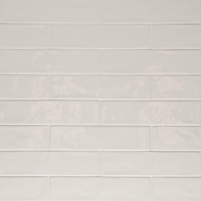 Bedrosians Clara 2.75" x 11" Grey Glossy Porcelain Tile