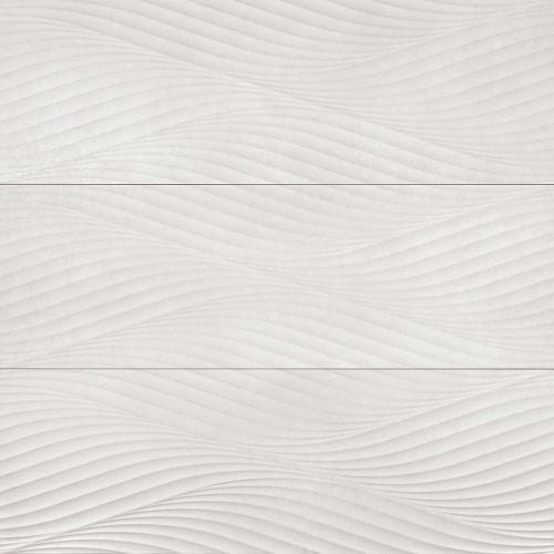 Bedrosians Donna Deco Tile 13" x 40" Silver Ceramic Tile