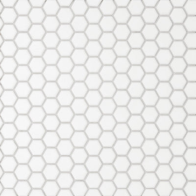 Bedrosians Le Cafe 1 x 1 Hexagon 10.25" x 11.25" Porcelain Mosaic