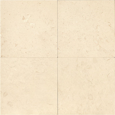 Bedrosians Limestone 24" x 24" Limestone Tile Corinthian White