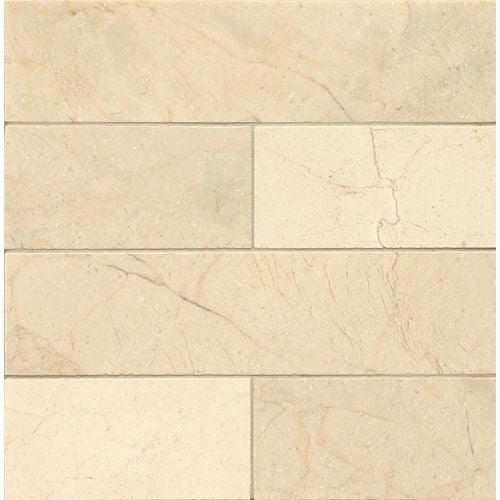 Bedrosians Marble 3" x 12" Crema Marfil Select Marble Tile