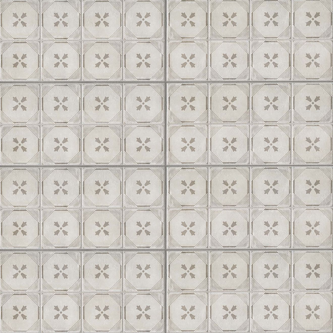 Bedrosians Palazzo Dynasty 12" x 24" Porcelain Tile Vintage Grey Dynasty