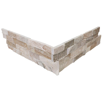 Bedrosians Slate 6" x 24" Slate Ledger Millennium Cream