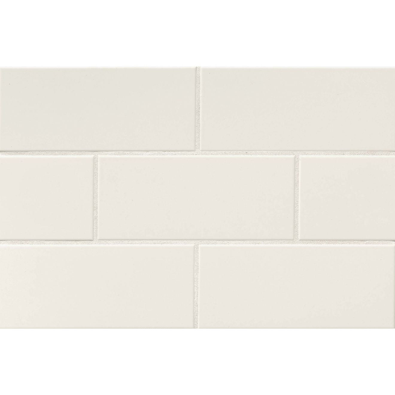 Bedrosians Traditions 4.25" x 10" Ceramic Tile Ice White