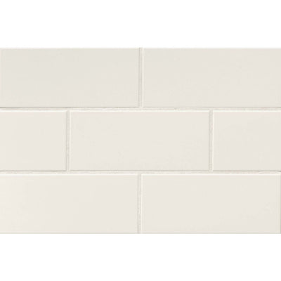 Bedrosians Traditions 4.25" x 10" Ceramic Tile Ice White