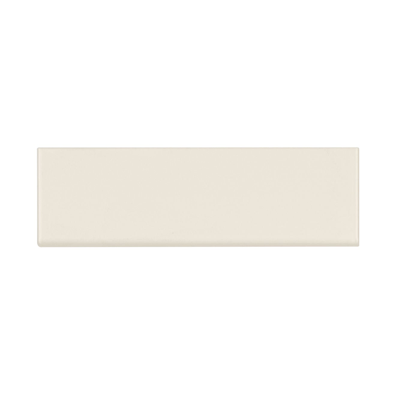 Bedrosians Traditions Bullnose 3" x 10" Ceramic Bullnose Biscuit