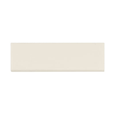 Bedrosians Traditions Bullnose 3" x 10" Ceramic Bullnose Biscuit