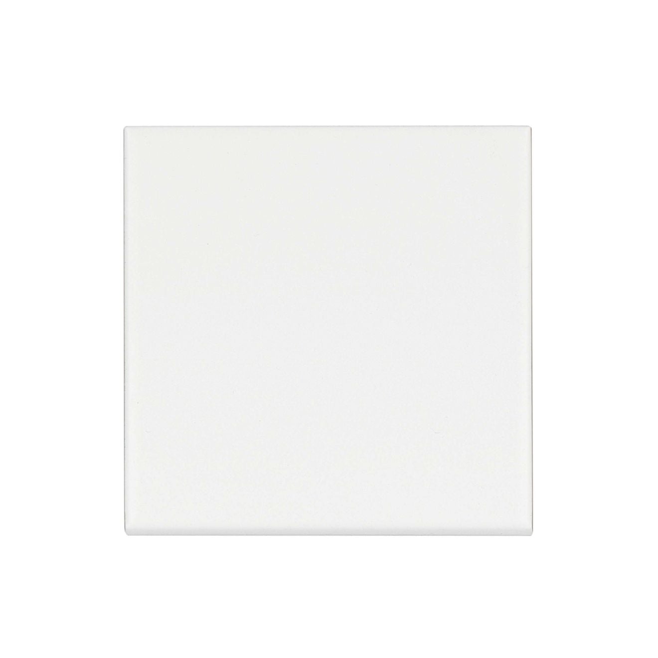Bedrosians Traditions Bullnose 6" x 6" Ceramic Bullnose Ice White Matte