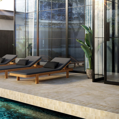 Bedrosians Wave Anti-Slip 24" x 48" Porcelain Tile Ash