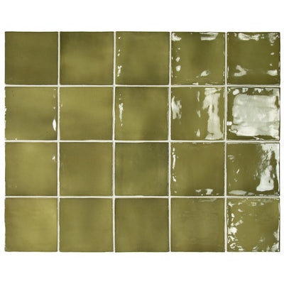 MIR Mosaic Cire 4" x 4" Ceramic Tile