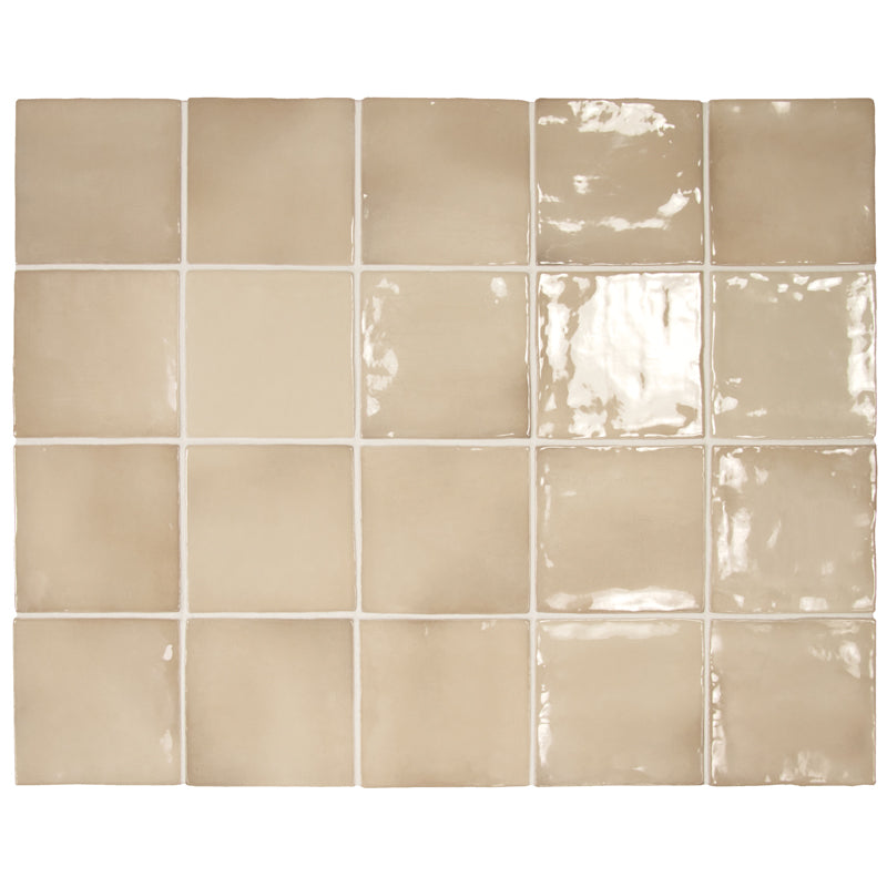 MIR Mosaic Cire 4" x 4" Ceramic Tile