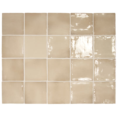 MIR Mosaic Cire 4" x 4" Ceramic Tile