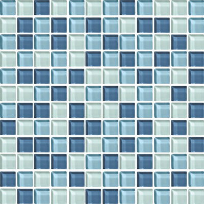 Daltile Color Wave 1 x 1 12" x 12" Glass Mosaic