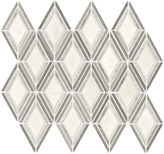 Daltile Decorative Accents 11.5" x 12" Natural Stone Mosaic