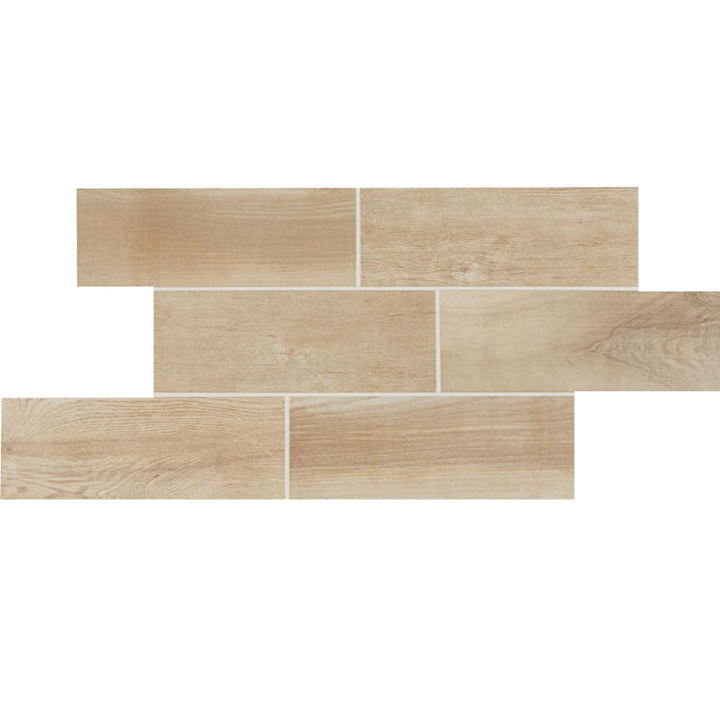 Mohawk® Emblem Beige 7 x 20 Ceramic Floor and Wall Tile