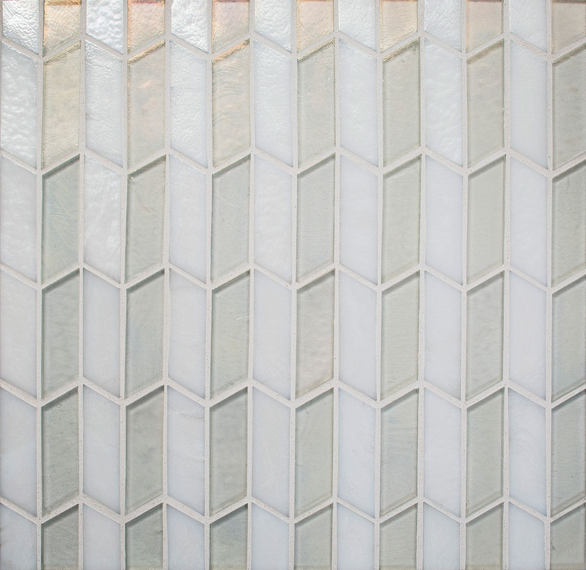 Daltile Illuminary Accordian 12" x 12" Glass Mosaic