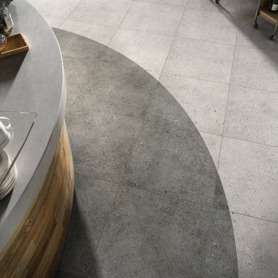 Daltile Industrial Park 24" x 24" Charcoal Gray Porcelain Tile