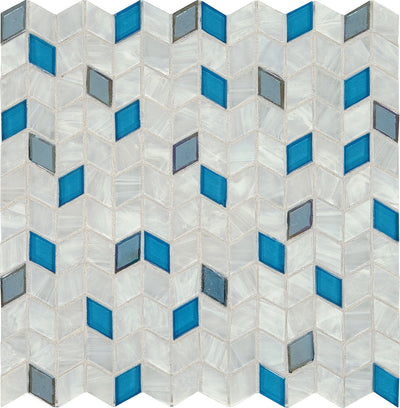 Daltile Interstellar 12.31" x 12.50" Stone & Glass Mosaic