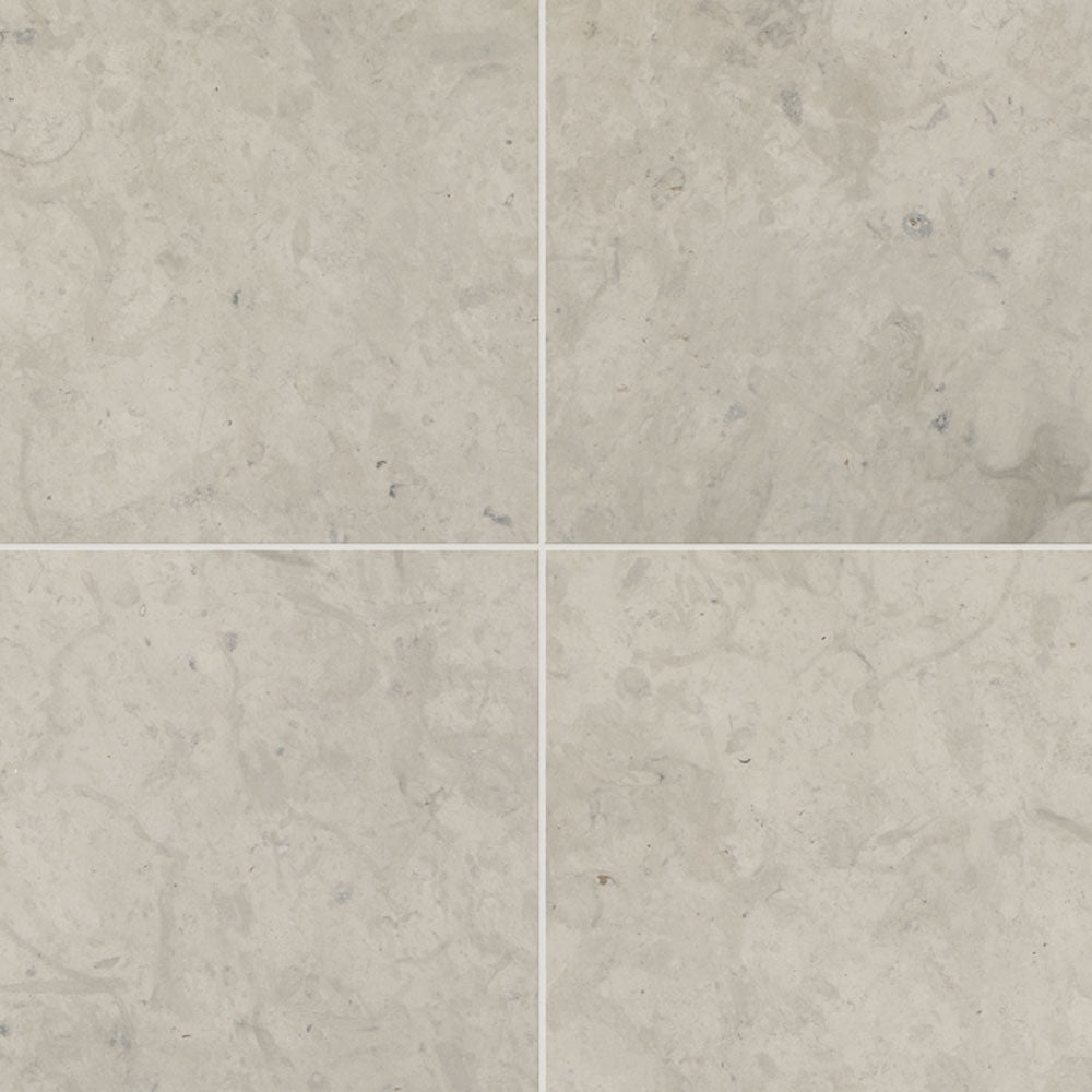 Daltile Limestone 24" x 24" Volcanic Gray Honed Limestone Tile