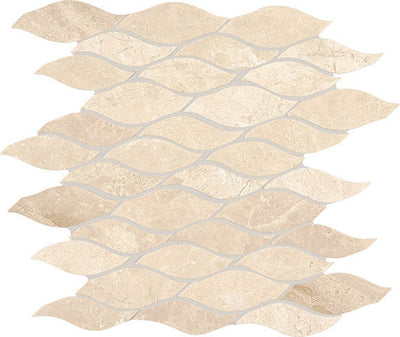Daltile Marble 11.5" x 12" Meili Sand Polished Marble Mosaic