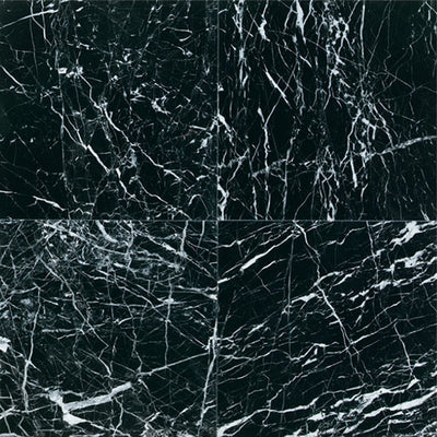 Daltile Marble 12" x 12" Emperador Dark Polished Marble Tile