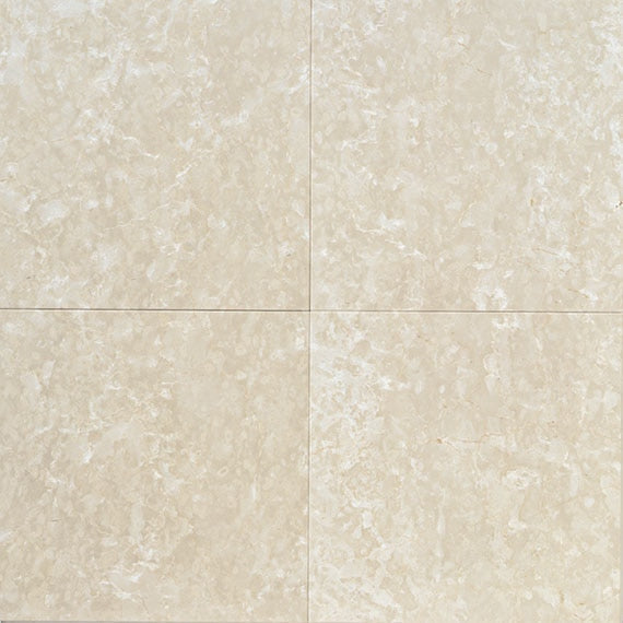 Daltile Marble 12" x 12" Crema Marfil Classico Honed Marble Tile