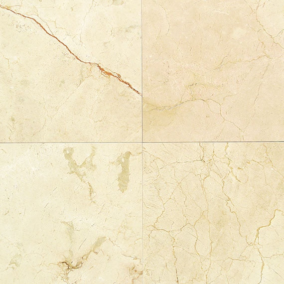 Daltile Marble 12" x 12" Empyrean Ice Honed Marble Tile