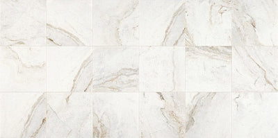 Daltile Marble 12" x 12" Empyrean Ice Polished Marble Tile
