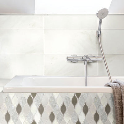 Daltile Marble 8" x 36" Antico Scuro Polished Marble Plank
