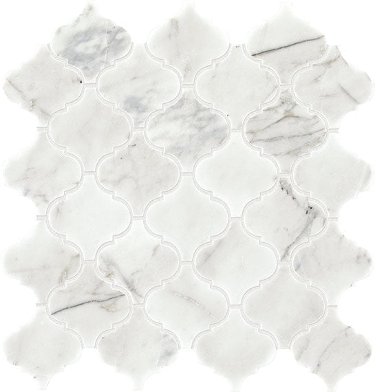 Daltile Marble Baroque 13.38" x 13.75" Marble Mosaic