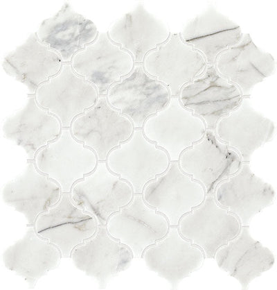 Daltile Marble Baroque 13.38" x 13.75" Marble Mosaic