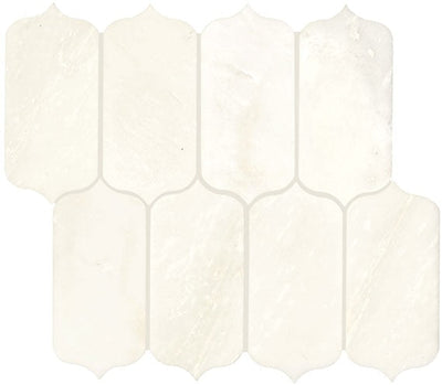 Daltile Marble Ingot 11" x 13" Latte Polished Marble Mosaic