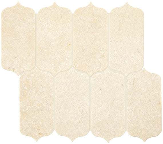 Daltile Marble Ingot 11" x 13" Stormy Mist Polished Marble Mosaic