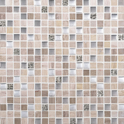 Daltile Marvel 12" x 12" Allure Stone & Glass Mosaic